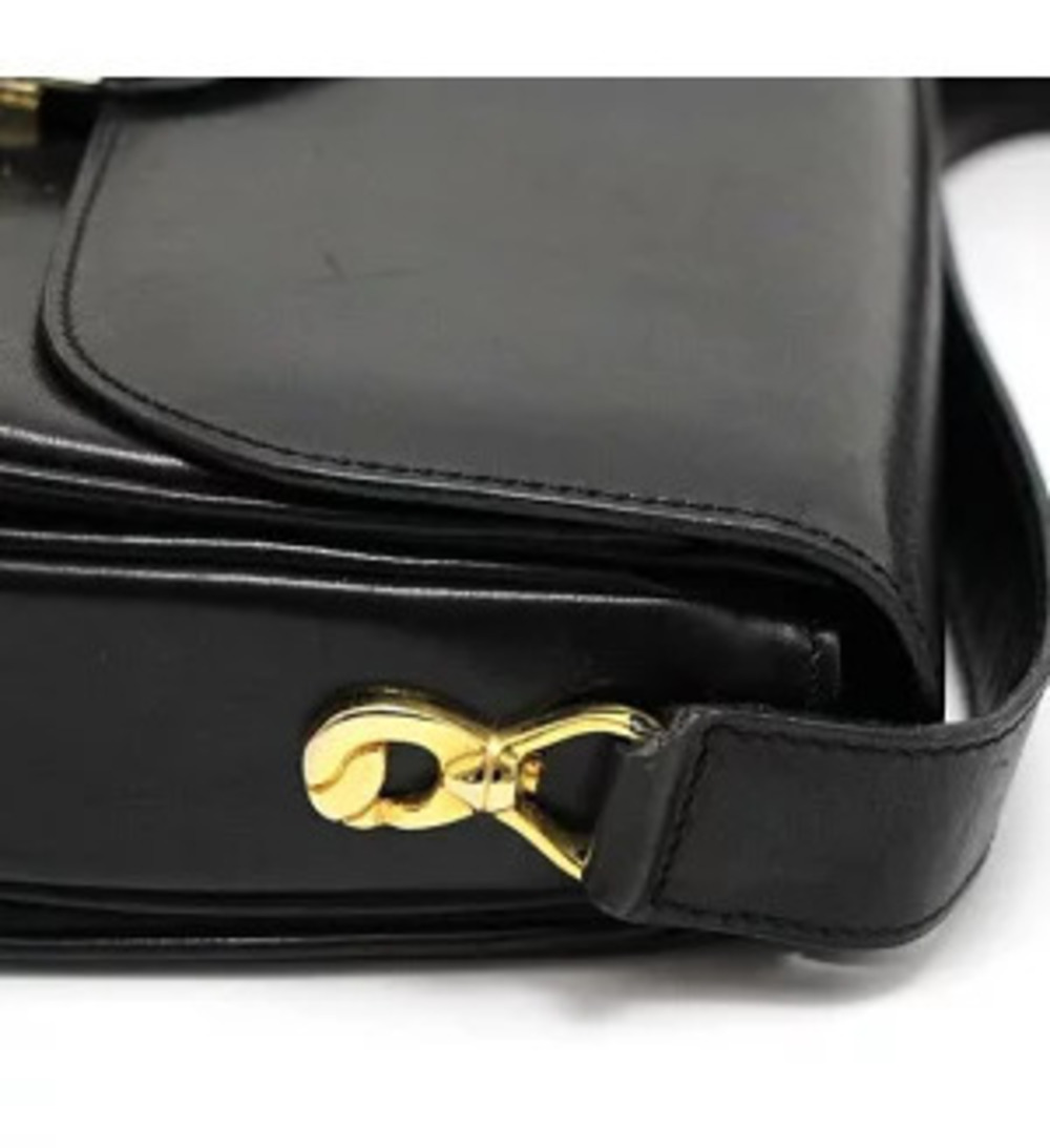 Celine Bag Shoulder Carriage Black Leather - Picture 4 of 7